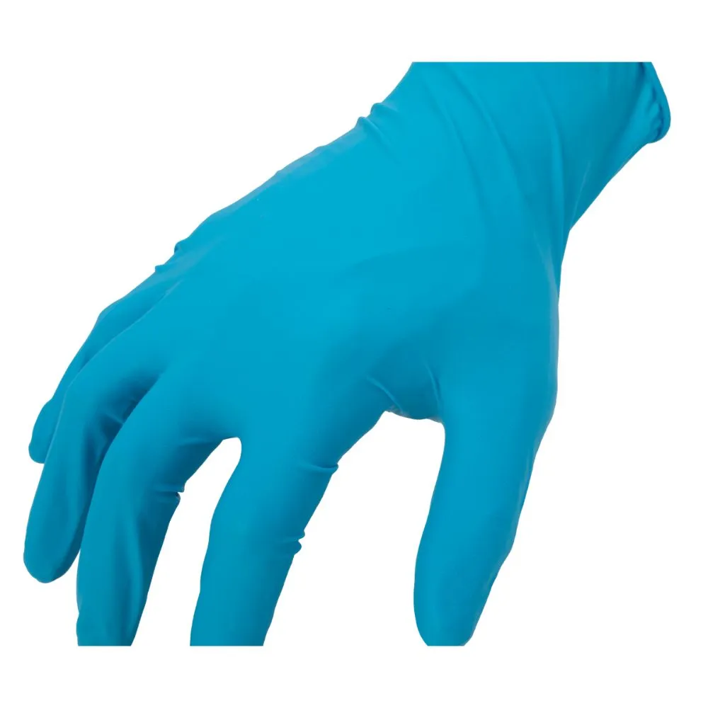 212 Performance NTG8-03-009 Disposable 8mil Blue Nitrile Gloves (Latex Free), Medium (100 Count) Blue