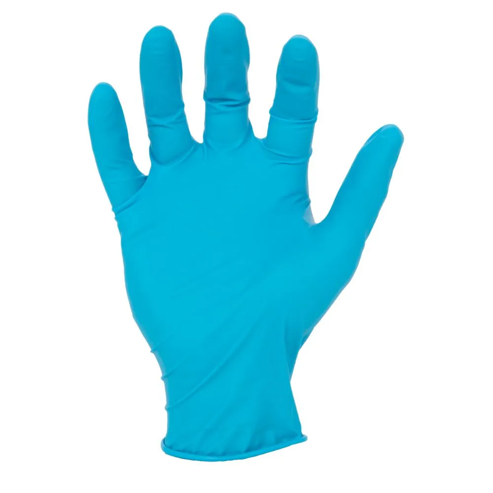 212 Performance NTG8-03-009 Disposable 8mil Blue Nitrile Gloves (Latex Free), Medium (100 Count) Blue