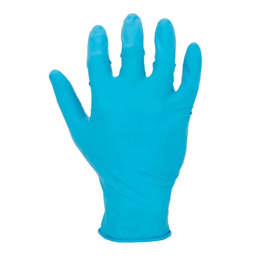 212 Performance NTG8-03-009 Disposable 8mil Blue Nitrile Gloves (Latex Free), Medium (100 Count) Blue