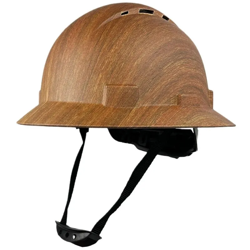 ANSI Approved HDPE Safety Helmet For Engineer Industrial with 6 Point Adjustable