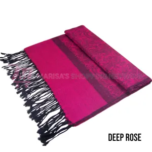 CS All Paisley Colored Pashmina Scarves