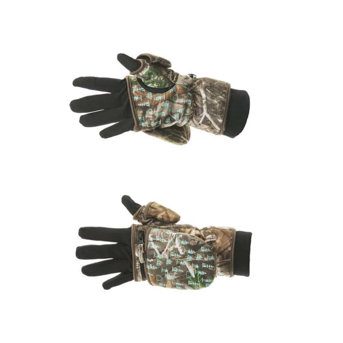 DSG Women's Flip Top Mitten 3.0 with Glove Liner - Realtree Edge