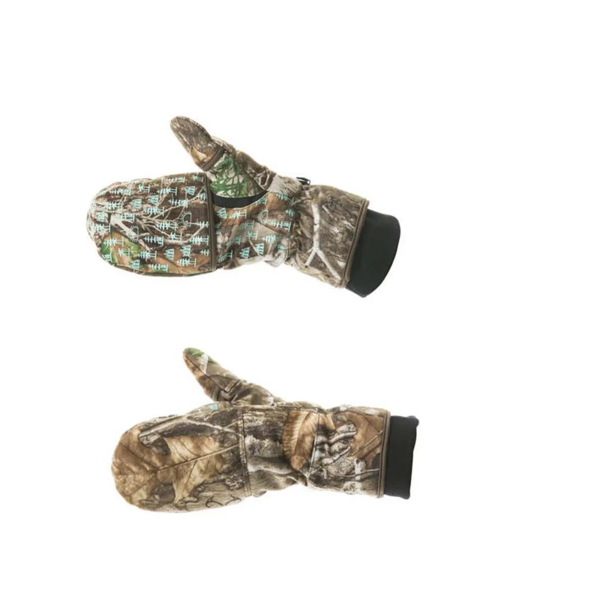 DSG Women's Flip Top Mitten 3.0 with Glove Liner - Realtree Edge