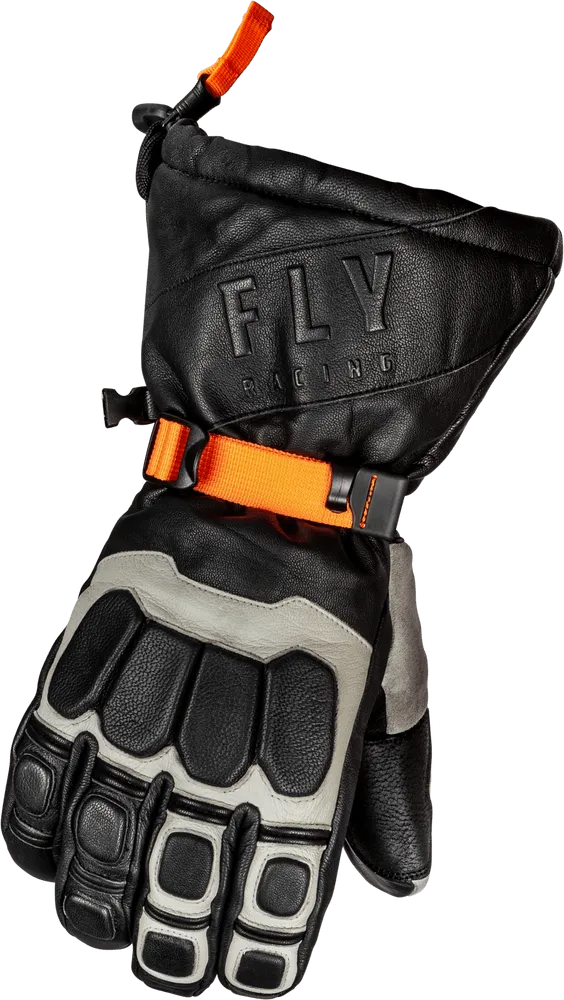 Fly Racing Glacier Gloves Black/Grey/Orange