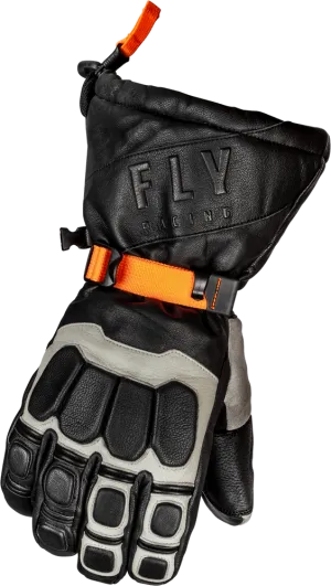 Fly Racing Glacier Gloves Black/Grey/Orange