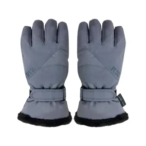 Fuzl Women Fur Snow Glove-STONE