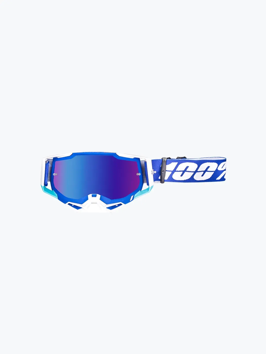 Goggles 100% -212 White Blue Tint