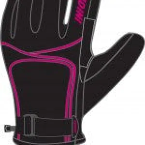 Gordini Womens Aquabloc VII Glove/Black-Deep Pink 3G2015