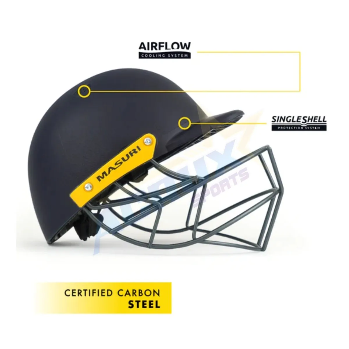 Masuri C Line Steel Senior Cricket Helmet