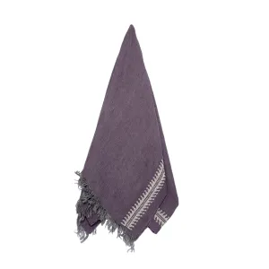 MAUVE LINEN SHAWL MARY MAGDALENE