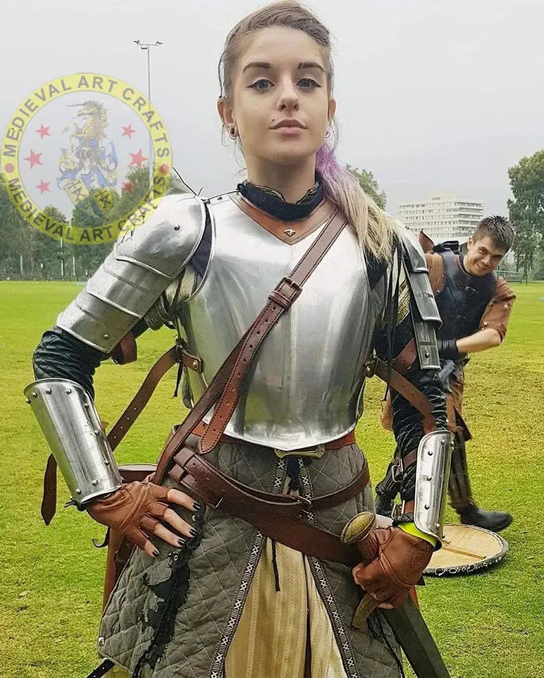 Medieval Knight Lady Armor, Larp Armor, Fantasy Female Armor Costume, Cosplay Armor, Sca Armor, Gift Item