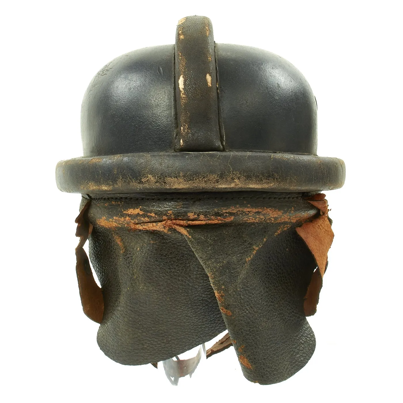 Original German WWII 2nd Pattern NSKK Crash Helmet - Eigentum NSKK-Motorbrigade Kurpfalz-Saar