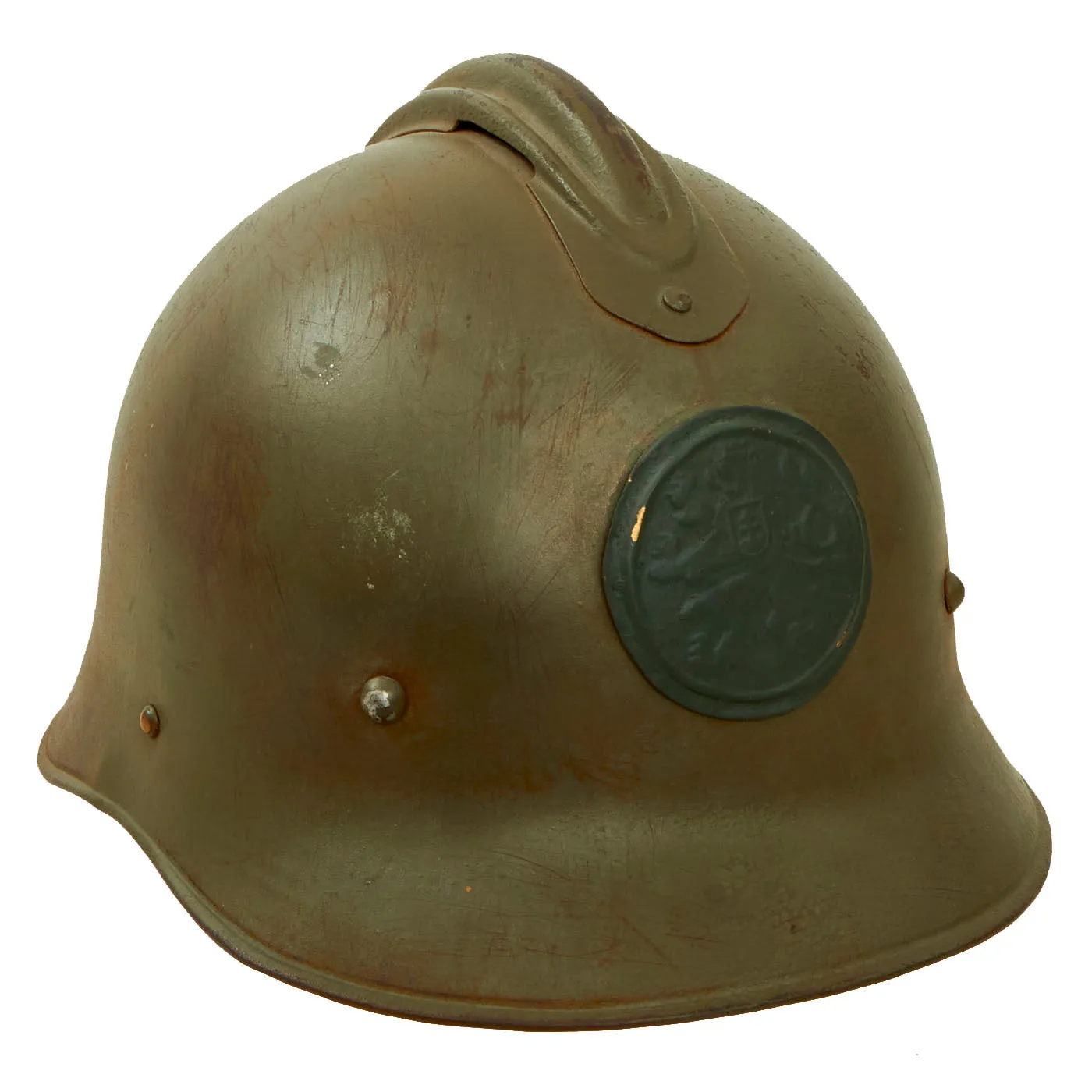 Original Rare Czechoslovakian Pre WWII Vz 25 Combat Helmet with Liner