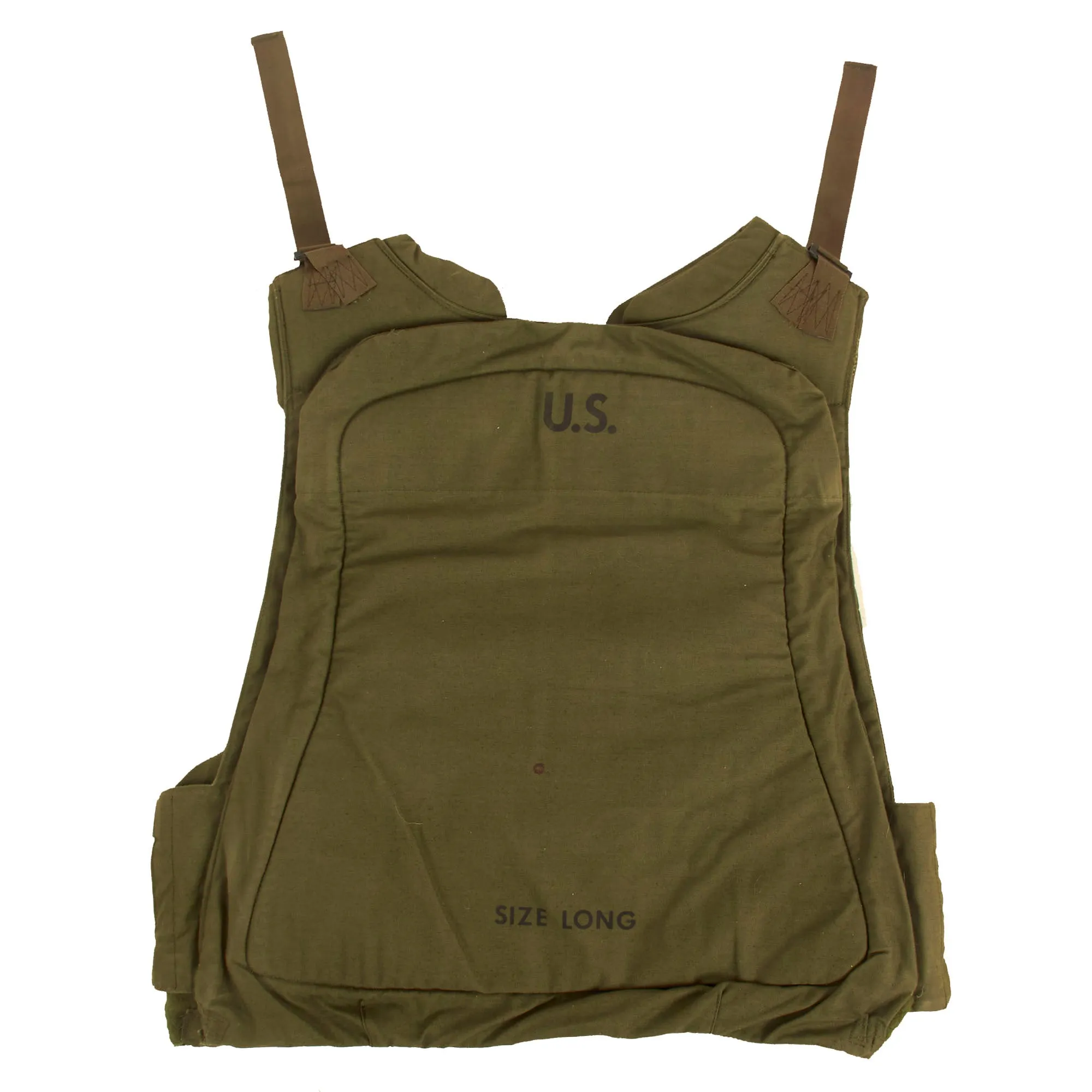 Original U.S. Unissued Vietnam War Helicopter Air Crew Ballistic Armored Vest - Without Armor Plates