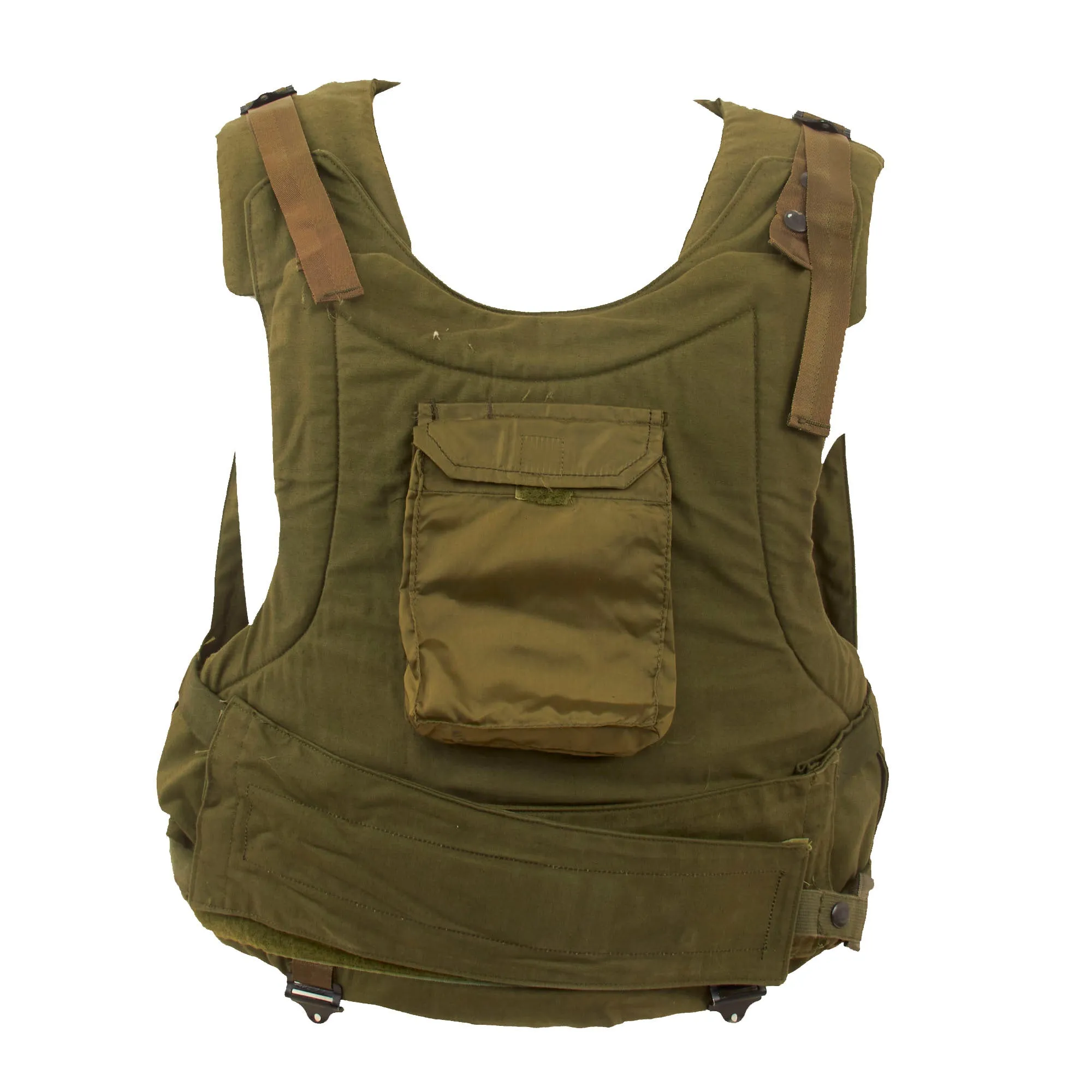 Original U.S. Unissued Vietnam War Helicopter Air Crew Ballistic Armored Vest - Without Armor Plates