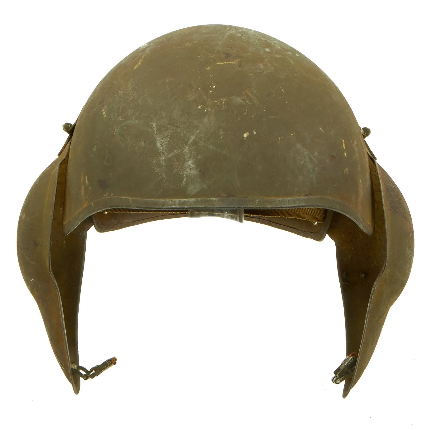 Original U.S. WWII Army Air Force Bomber Crew M5 Steel FLAK Helmet USAAF