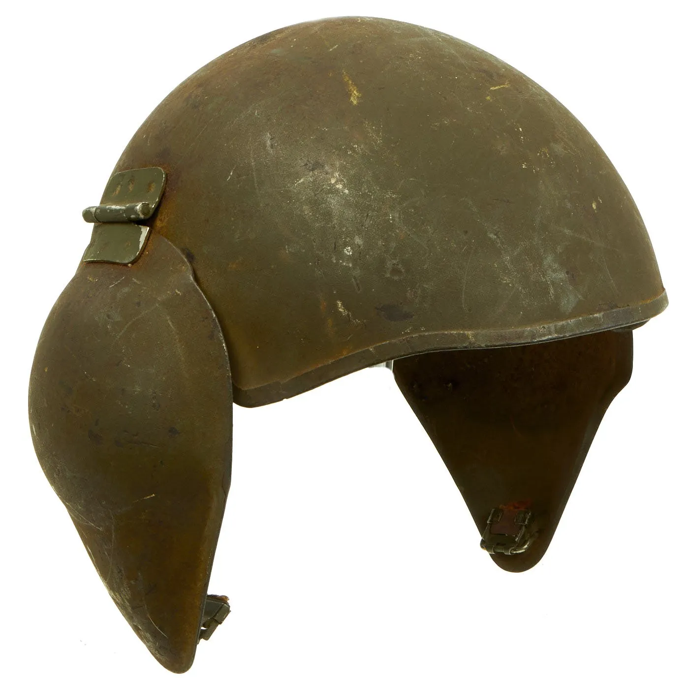 Original U.S. WWII Army Air Force Bomber Crew M5 Steel FLAK Helmet USAAF