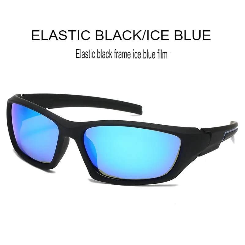 Outdoor sports polarized sunglasses, trendy men's driving anti-glare sunglasses, small frame anti-UV glasses