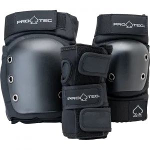 Protec Jr. Pad Set Open Back Black