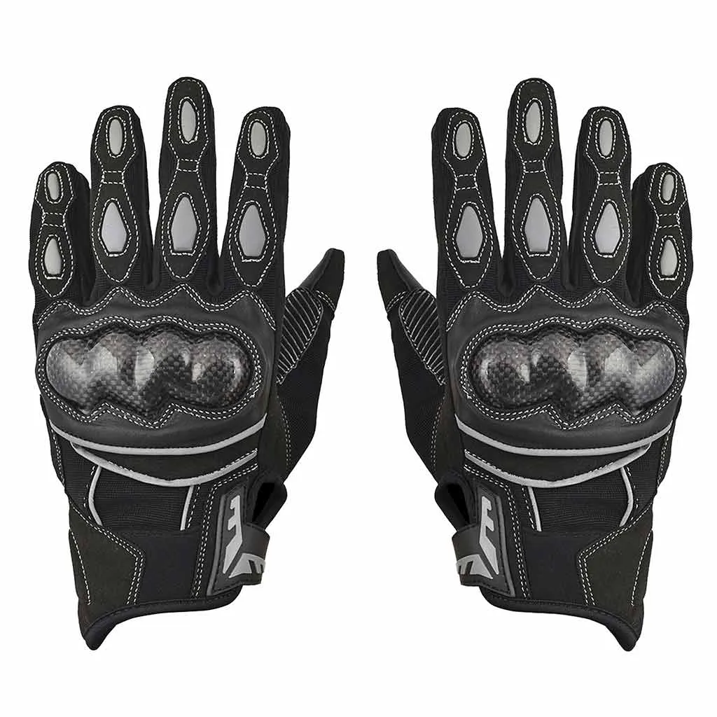 RIDERACT® Light Weight Leather Motorcycle Gloves RexOne Biker Gloves