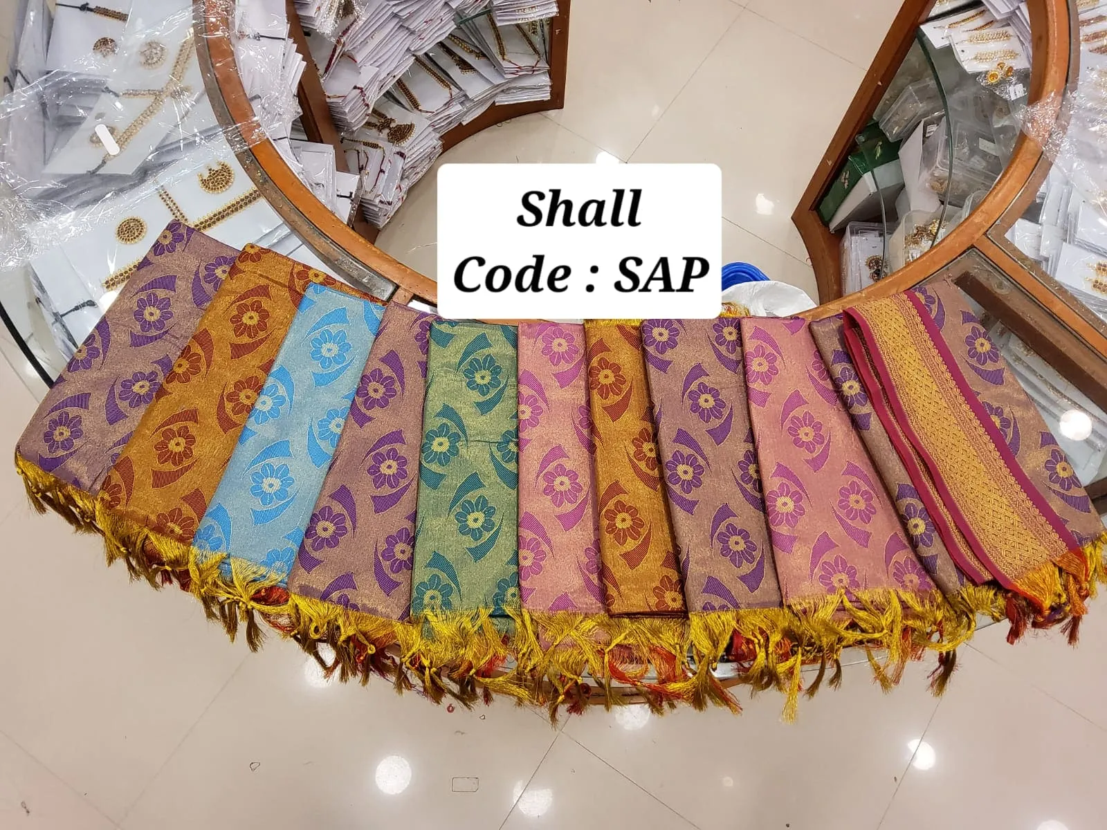 Shawl | Ponnadai for Events | Arangetram and Functions