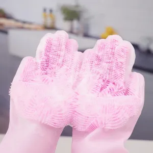 Silicone Washing Gloves