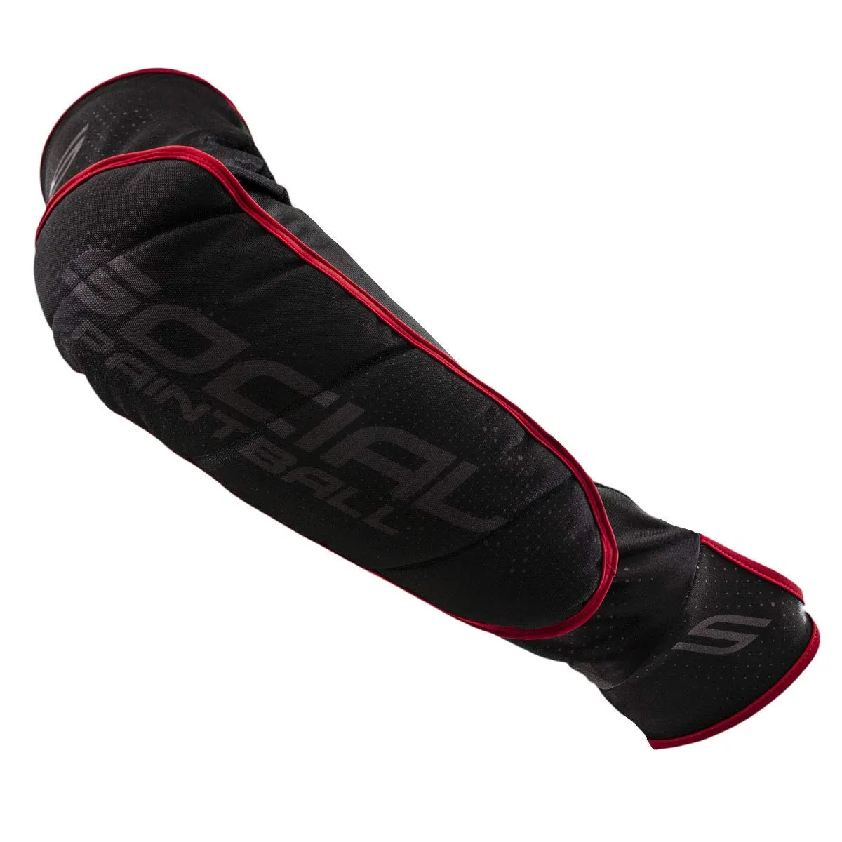 Social Paintball SMPL Protective Gear Elbow Pads - Black/Red