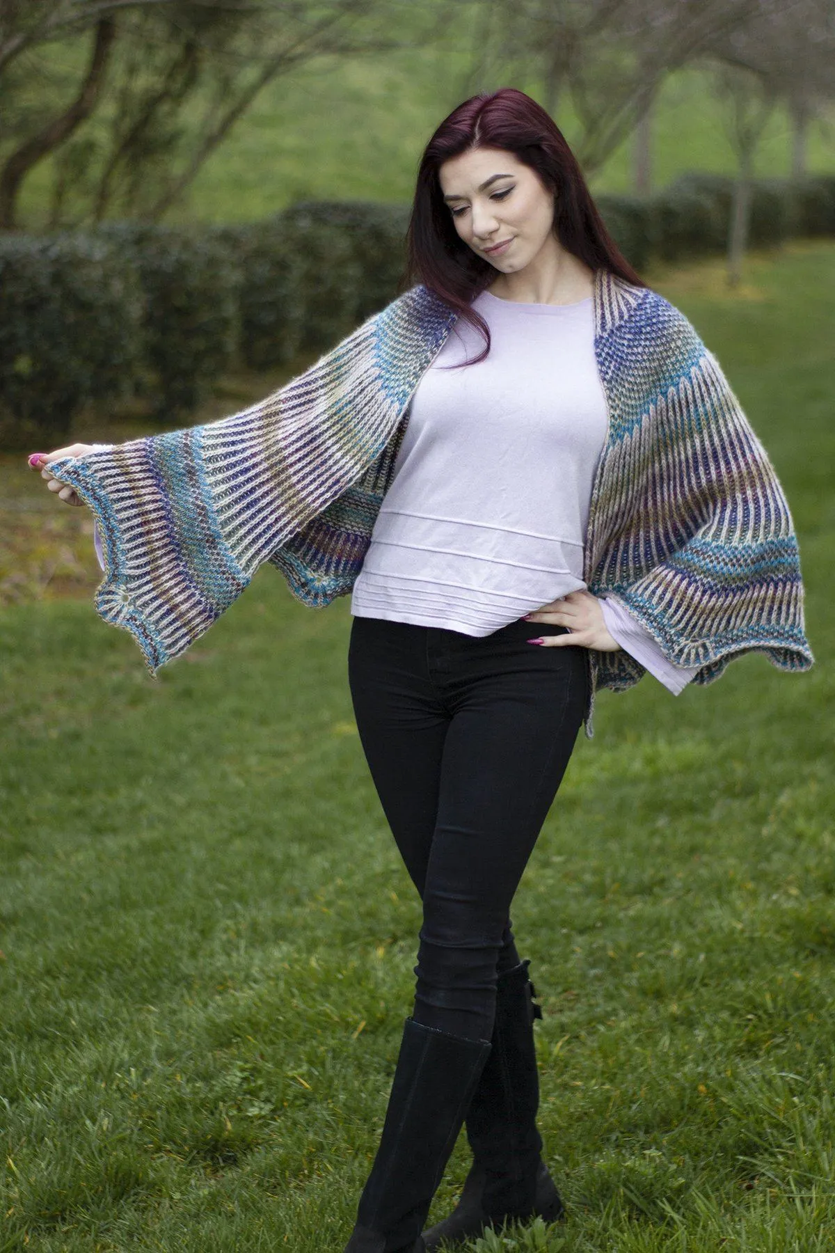 Truly Textural Shawl