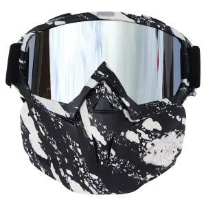 versatile Sales!  Ski Equipment Adult Ski Goggles With Detachable Ski Mask To Block The Sun Windscreen Goggles