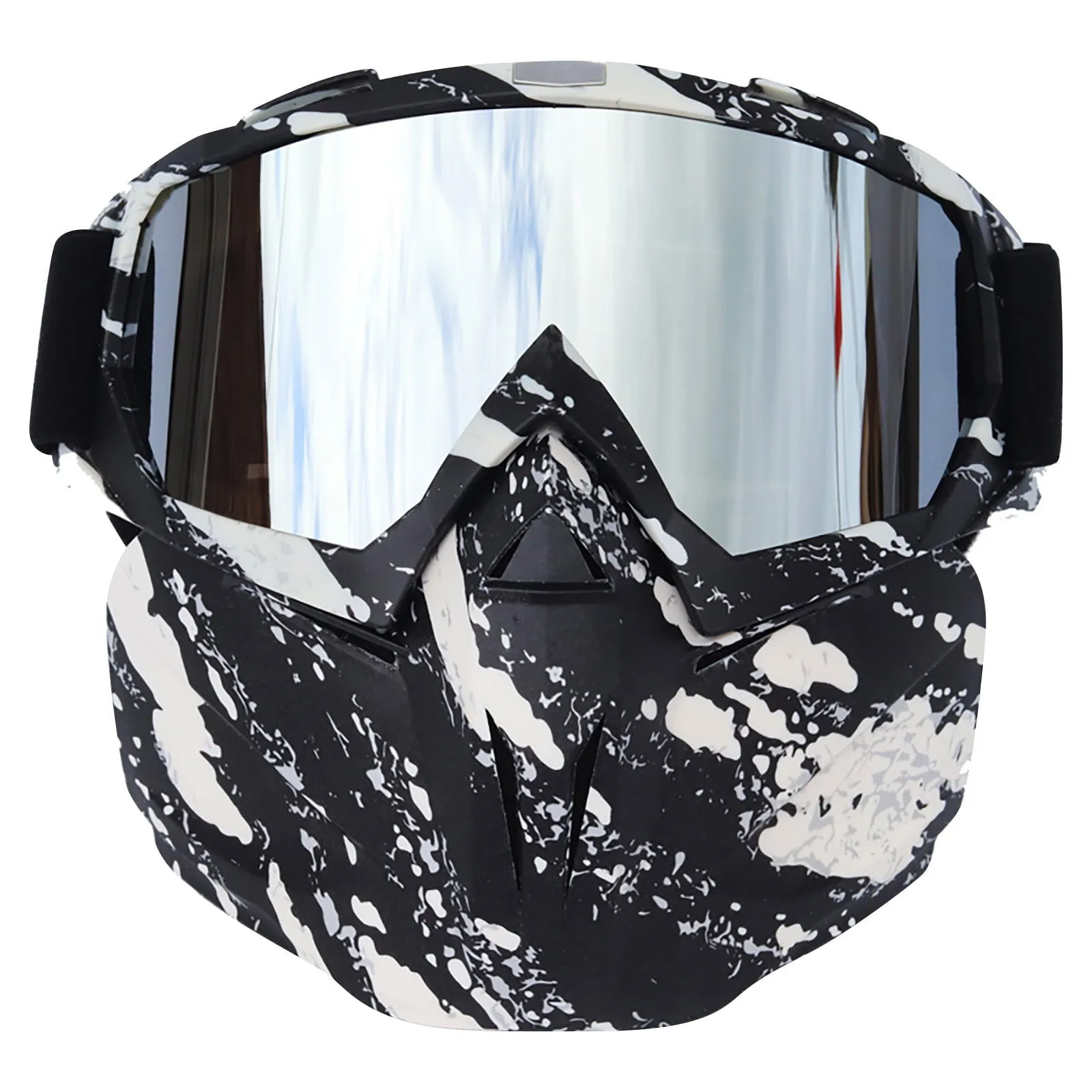 versatile Sales!  Ski Equipment Adult Ski Goggles With Detachable Ski Mask To Block The Sun Windscreen Goggles